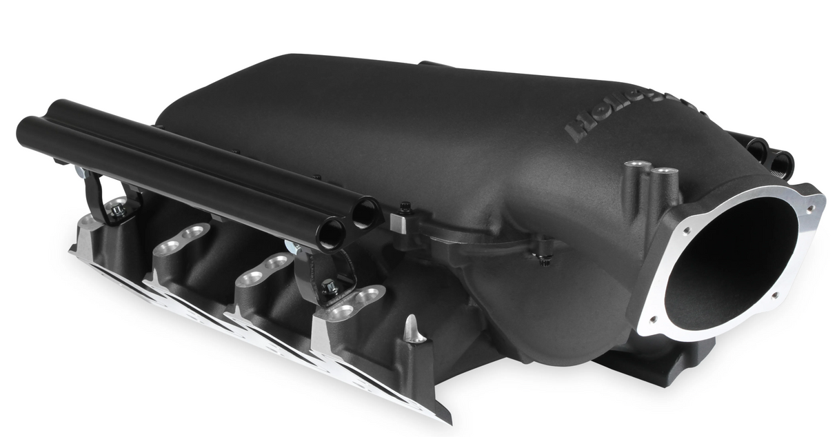 Holley® #300-683BK GM LS3/L92 Lo-Ram Dual Injector Intake Manifold with Fuel Rails