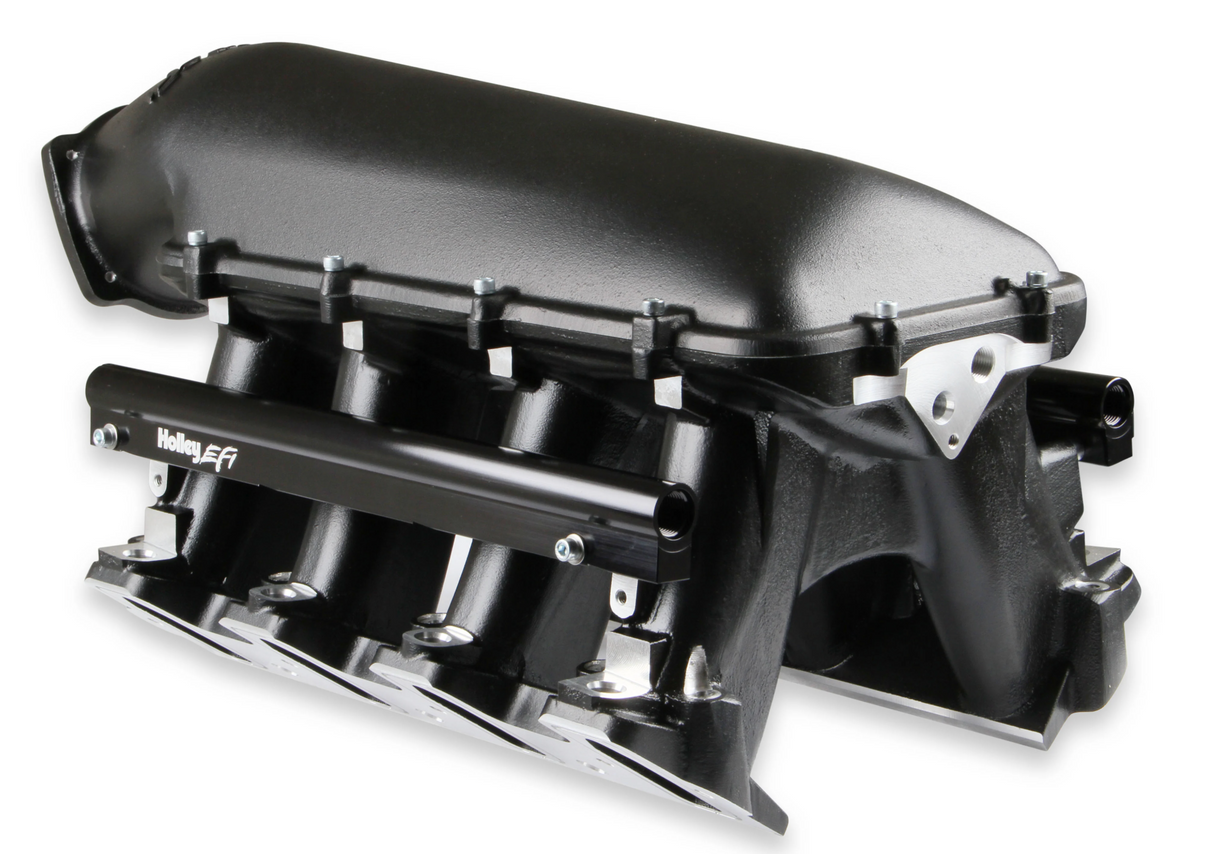 Holley® #300-116BK GM LS3/L92 EFI Hi-Ram Intake Manifold for 92mm GM LS3/L92 Throttle Body with Longitudinal Mount Plenum Top