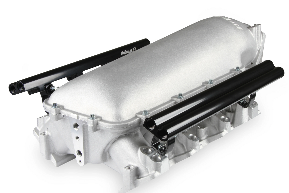 Holley® #300-683 GM LS3/L92 Lo-Ram Intake Manifold Base with Dual Fuel Injector Rails