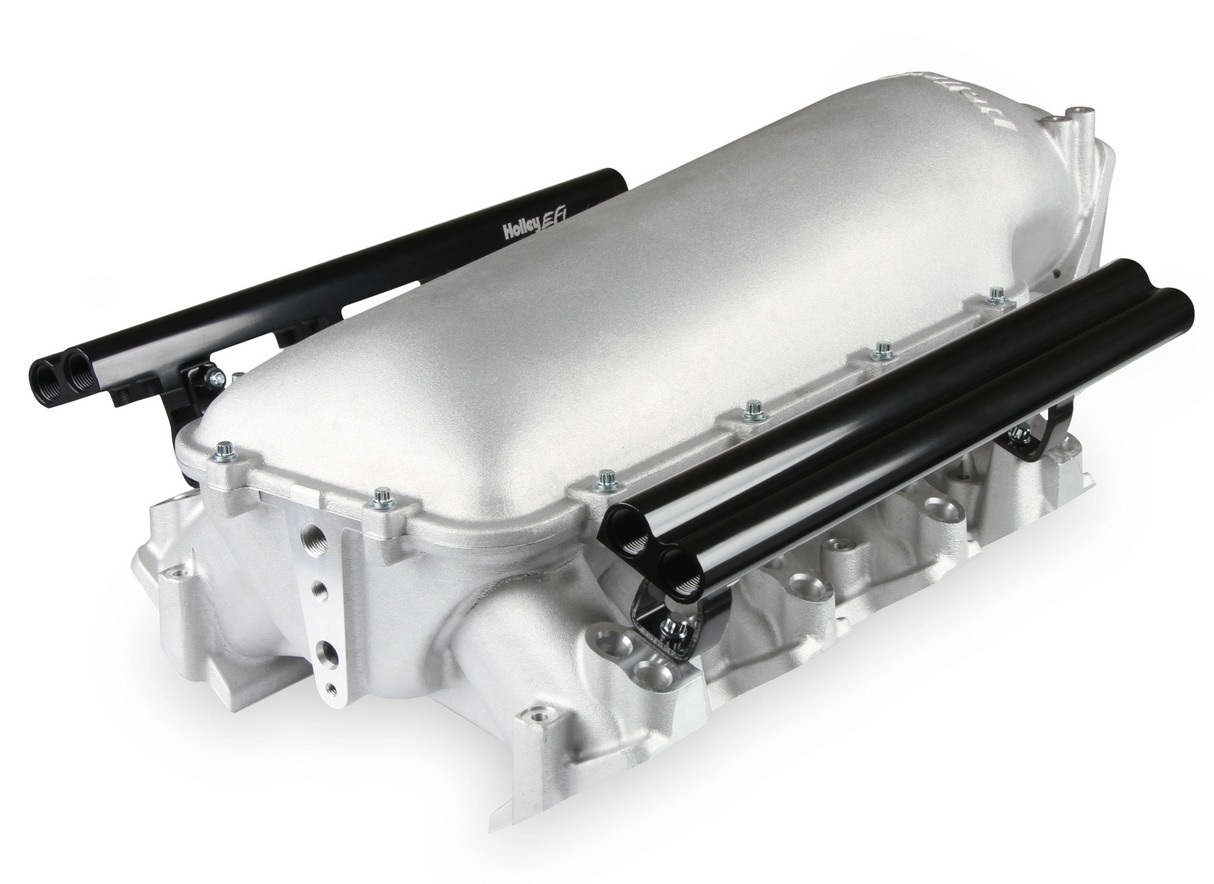 Holley® #300-683 GM LS3/L92 Lo-Ram Intake Manifold Base with Dual Fuel Injector Rails
