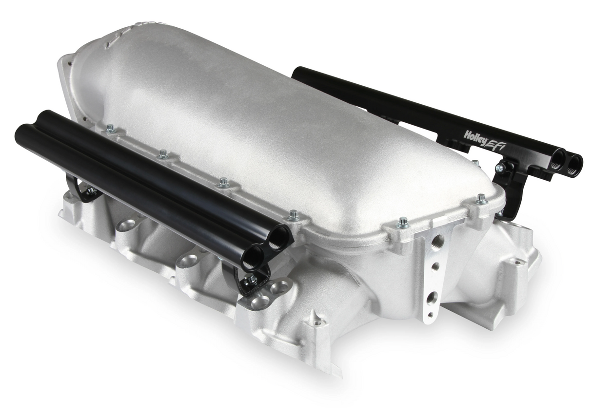 Holley® #300-683 GM LS3/L92 Lo-Ram Intake Manifold Base with Dual Fuel Injector Rails