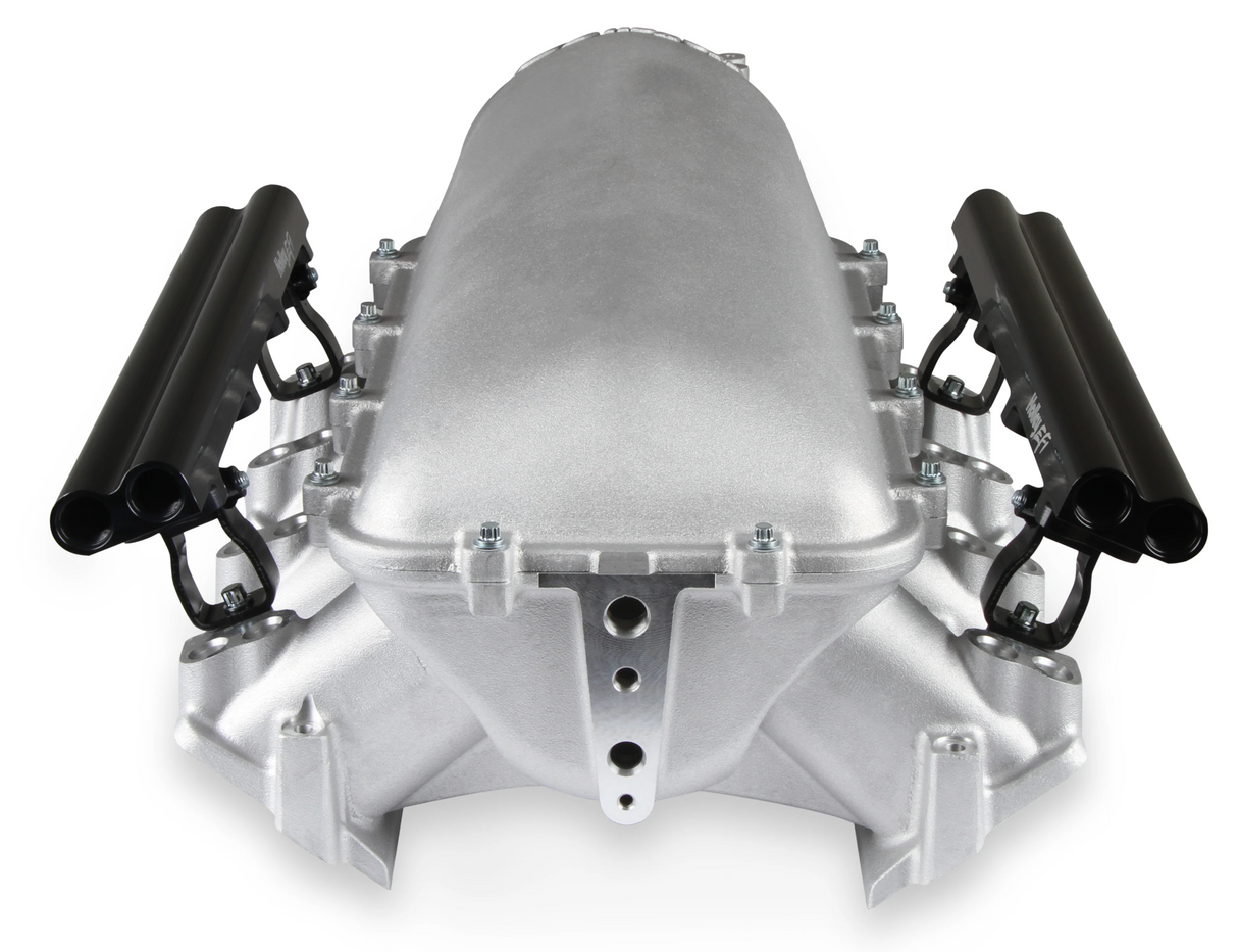 Holley® #300-683 GM LS3/L92 Lo-Ram Intake Manifold Base with Dual Fuel Injector Rails