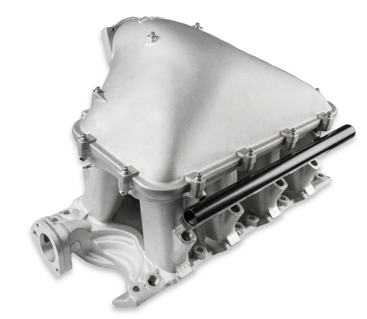 Holley® #300-310 Ford 351 Windsor Hi-Ram Intake Manifold with 105mm 1986-95 Ford 5.0 Throttle Body Flange Side Mount Top