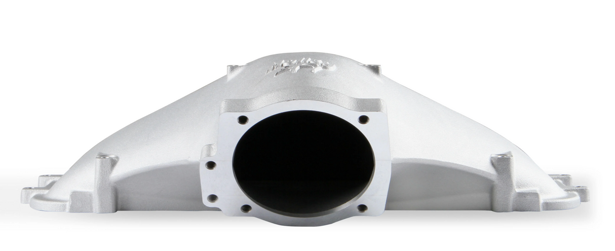 Holley® #300-310 Ford 351 Windsor Hi-Ram Intake Manifold with 105mm 1986-95 Ford 5.0 Throttle Body Flange Side Mount Top