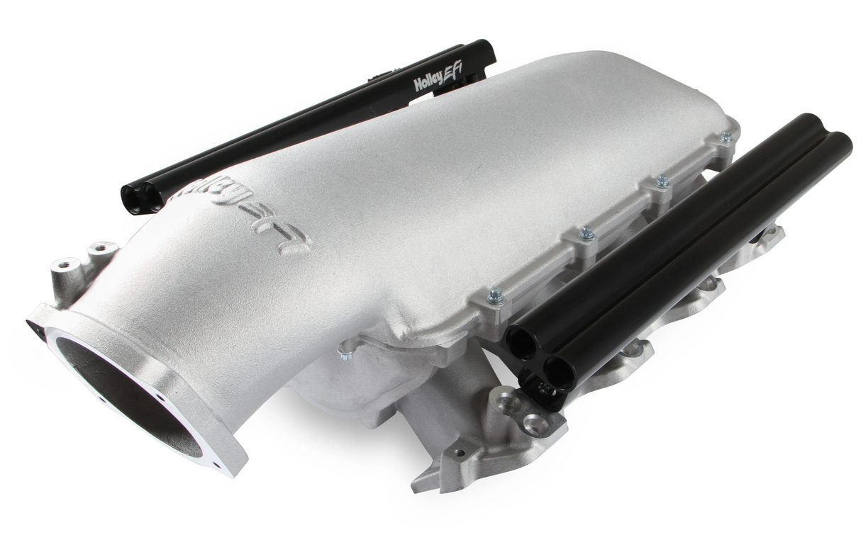Holley® #300-624 GM LS1/LS2/LS6 Lo-Ram EFI Cast Intake Manifold with Fuel Rails