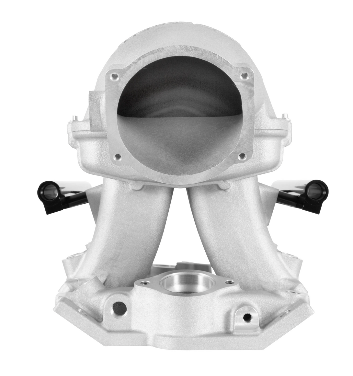 Holley® #300-950 Small Block Chevy Hi-Ram Intake Manifold with 105mm LS Throttle Body Flange Plenum Top