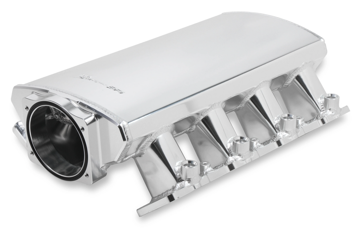 Holley® #830111-1 GM LS7 Sniper EFI Low-Profile Sheet Metal Fabricated Intake Manifold for 102mm Throttle Body