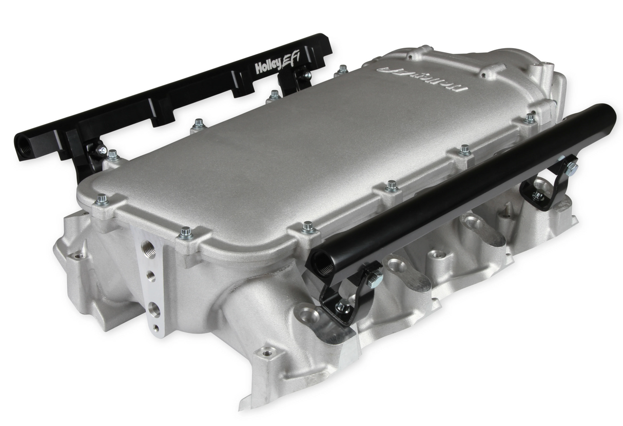 Holley® #300-680 GM LS3/L92 Ultra Lo-Ram Satin Intake Manifold for LS 105mm Throttle Body