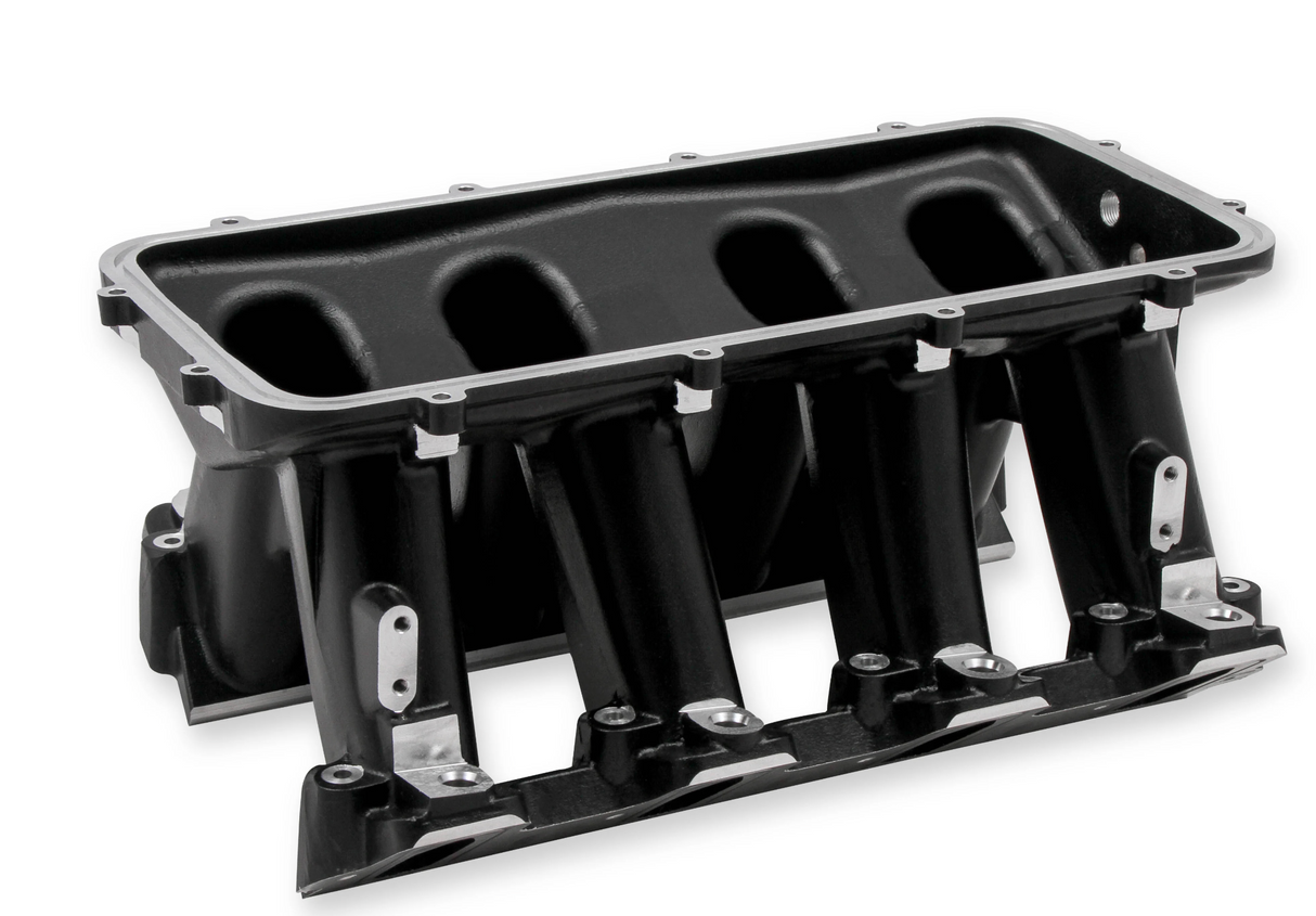 Holley® #300-227BK GM LS1/LS2/LS6 Hi-Ram Lower Cathedral Port Intake Manifold