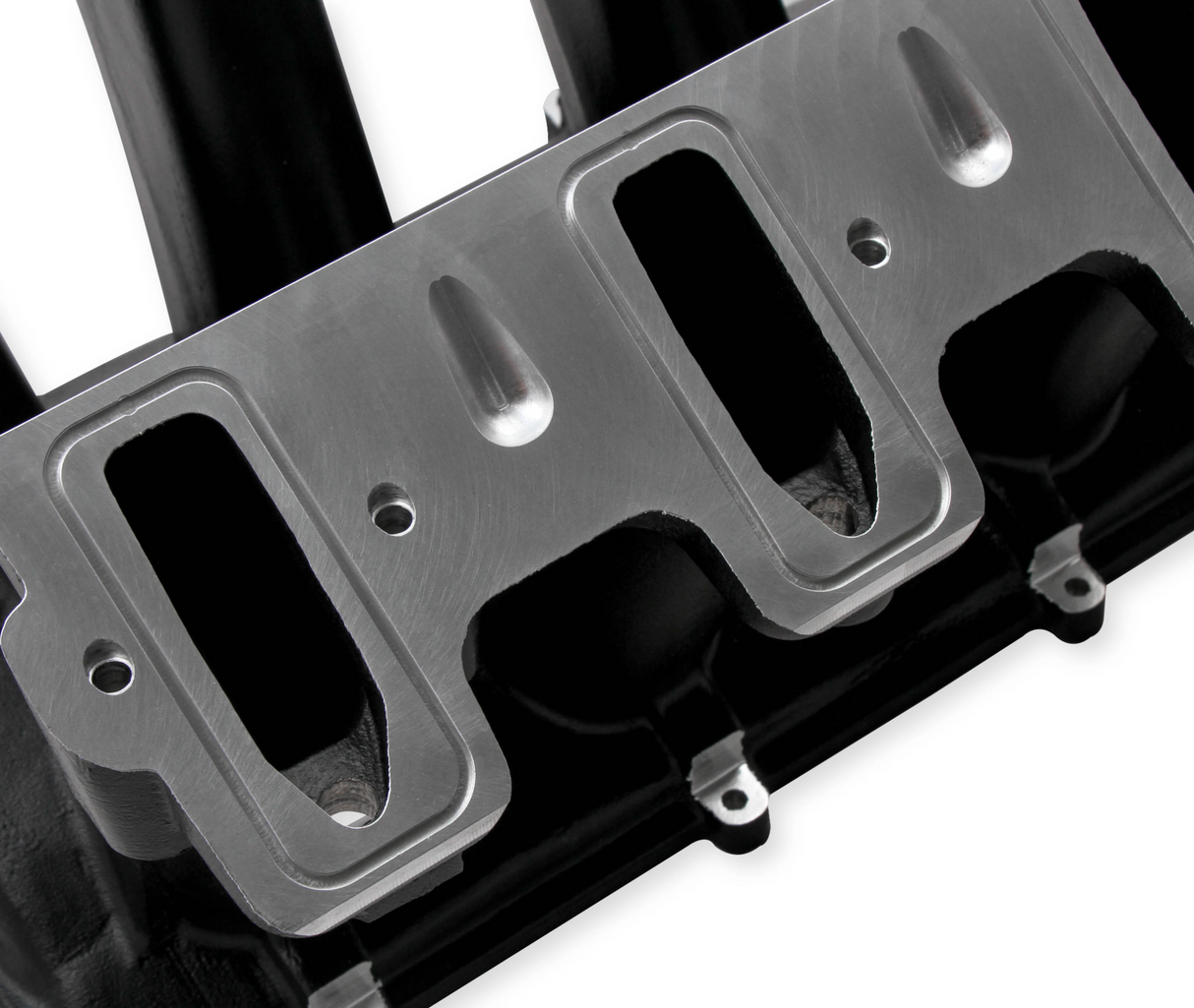 Holley® #300-227BK GM LS1/LS2/LS6 Hi-Ram Lower Cathedral Port Intake Manifold