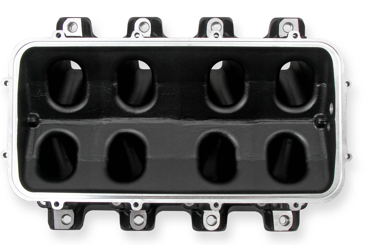 Holley® #300-227BK GM LS1/LS2/LS6 Hi-Ram Lower Cathedral Port Intake Manifold