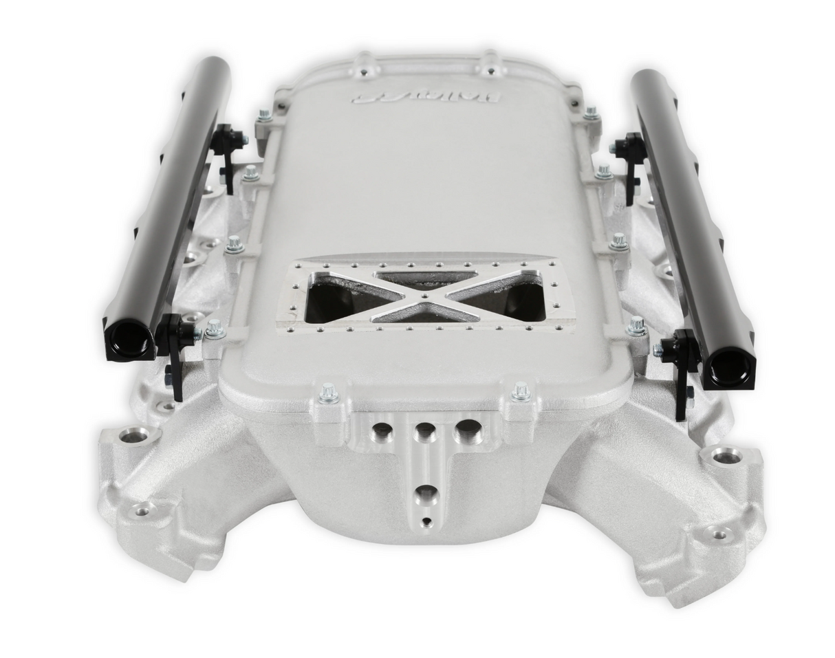 Holley® #300-719 GM Gen V LT1 Ultra Lo-Ram ISatin ntake Manifold with Port Injection Fuel Rails