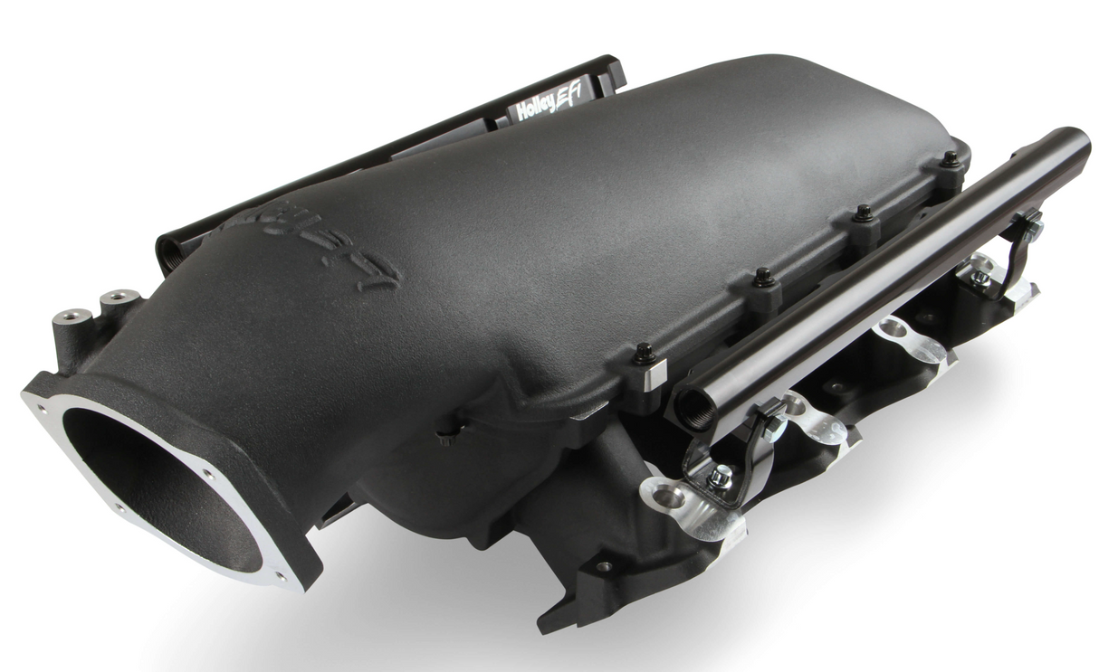 Holley® #300-620BK GM LS1/LS2/LS6 Modular Lo-Ram EFI Intake Manifold for LS 105mm Throttle Bodies