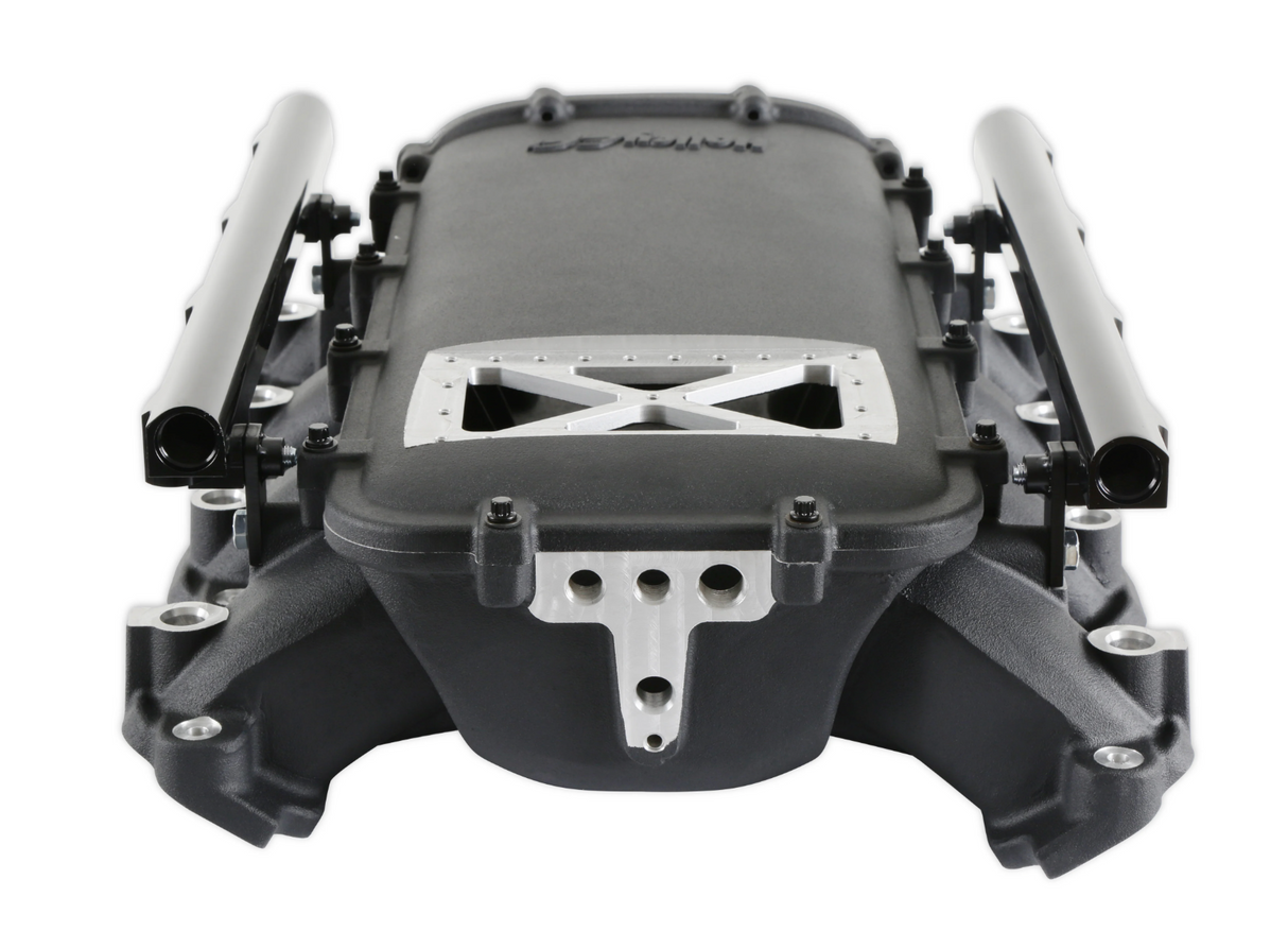 Holley® #300-719BK GM GEN V LT1 Ultra Lo-Ram Intake Manifold with Port Injection Fuel Rails