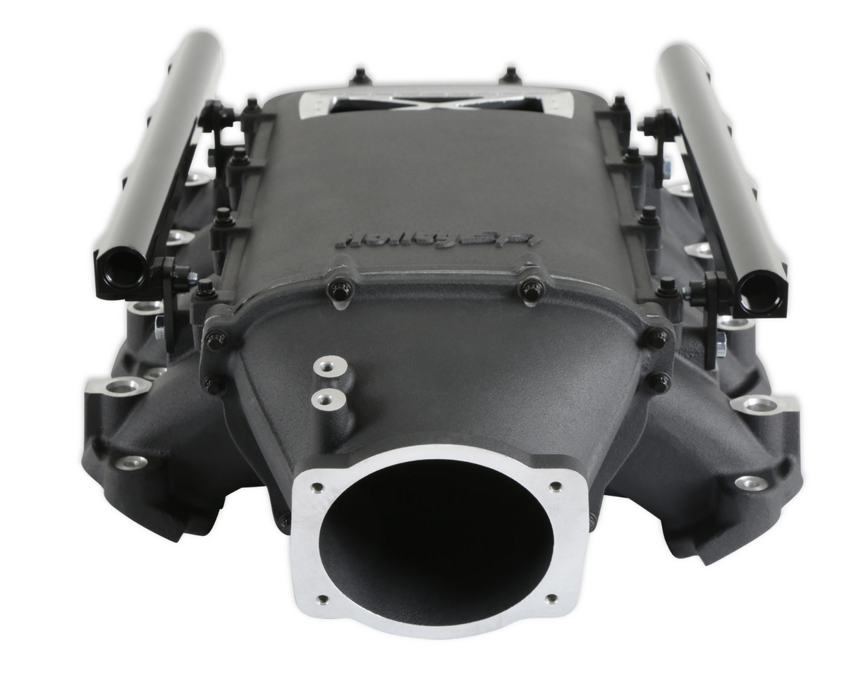 Holley® #300-719BK GM GEN V LT1 Ultra Lo-Ram Intake Manifold with Port Injection Fuel Rails