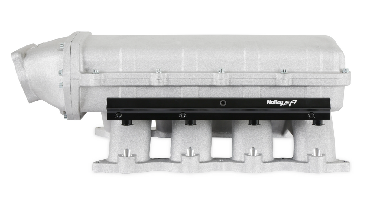 Holley® #300-911 Ford Coyote Lo-Ram Intake Manifold with Port Provisions and Fuel Rails