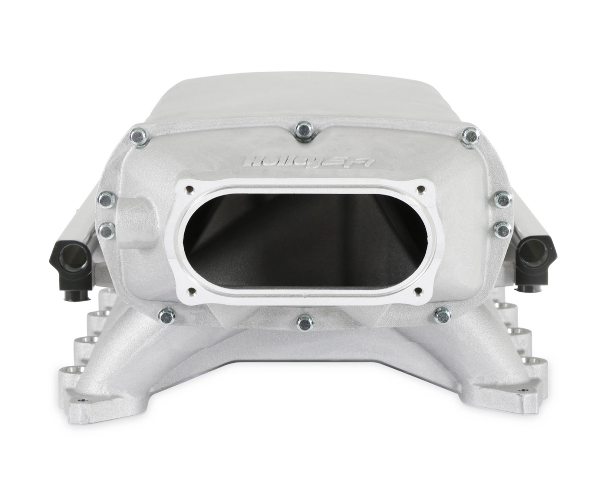 Holley® #300-911 Ford Coyote Lo-Ram Intake Manifold with Port Provisions and Fuel Rails