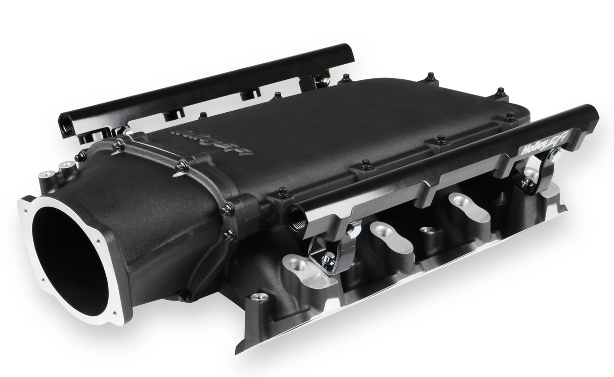 Holley® #300-680BK GM LS3/L92 Ultra Lo-Ram Intake Manifold with Single Injector