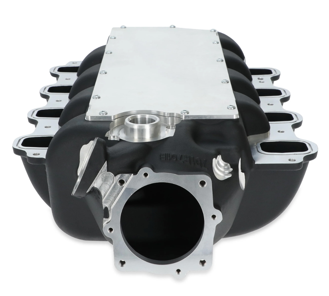 Holley® #300-900BK Ford 7.3L Godzilla Low-Profile Intake Manifold with Fuel Rails
