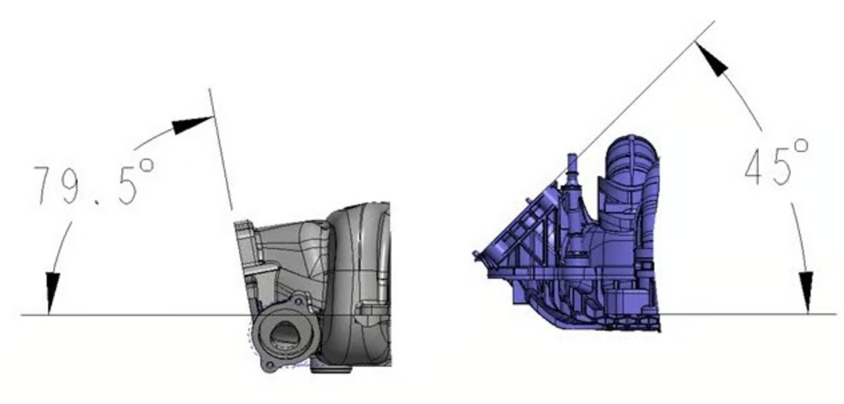 Holley® #300-900BK Ford 7.3L Godzilla Low-Profile Intake Manifold with Fuel Rails