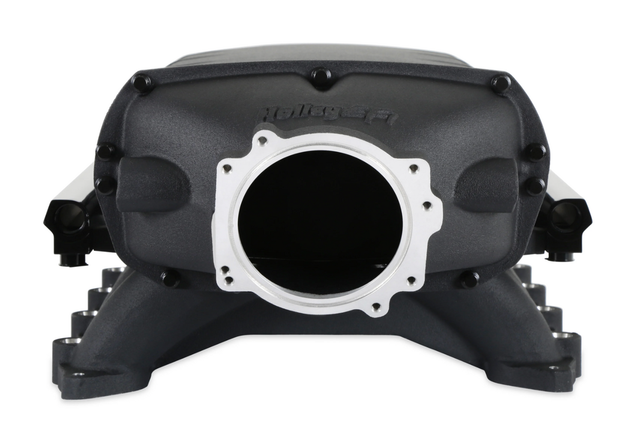 Holley® #300-912BK Ford Mustang GT/GT350/GT500 Lo-Ram Intake Manifold for 90mm Throttle Bodies