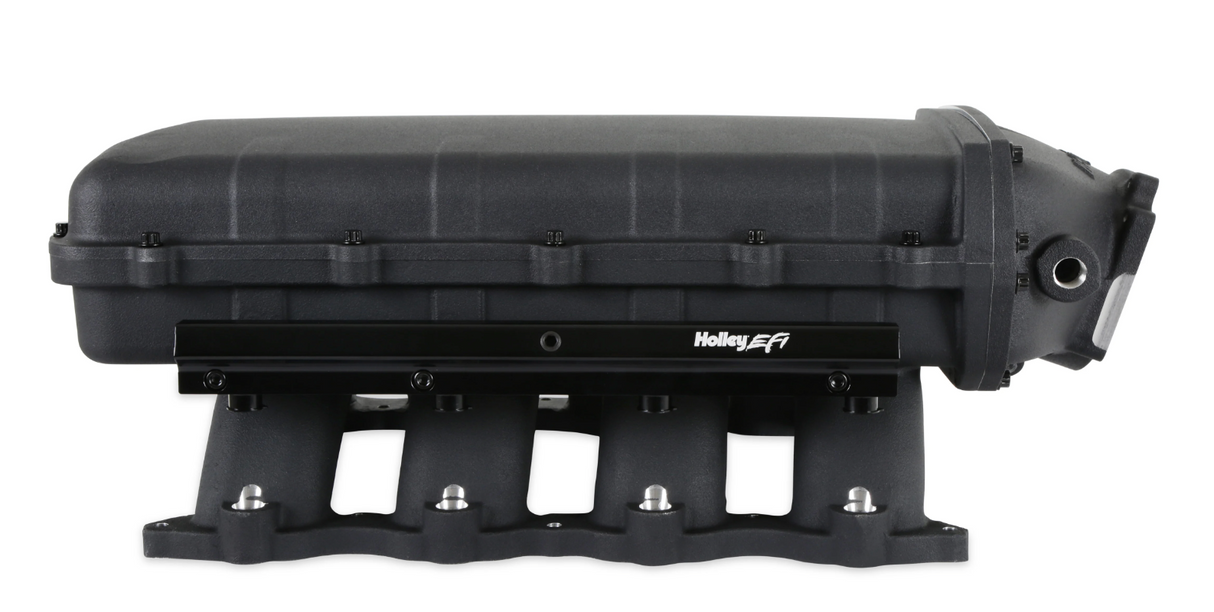Holley® #300-912BK Ford Mustang GT/GT350/GT500 Lo-Ram Intake Manifold for 90mm Throttle Bodies