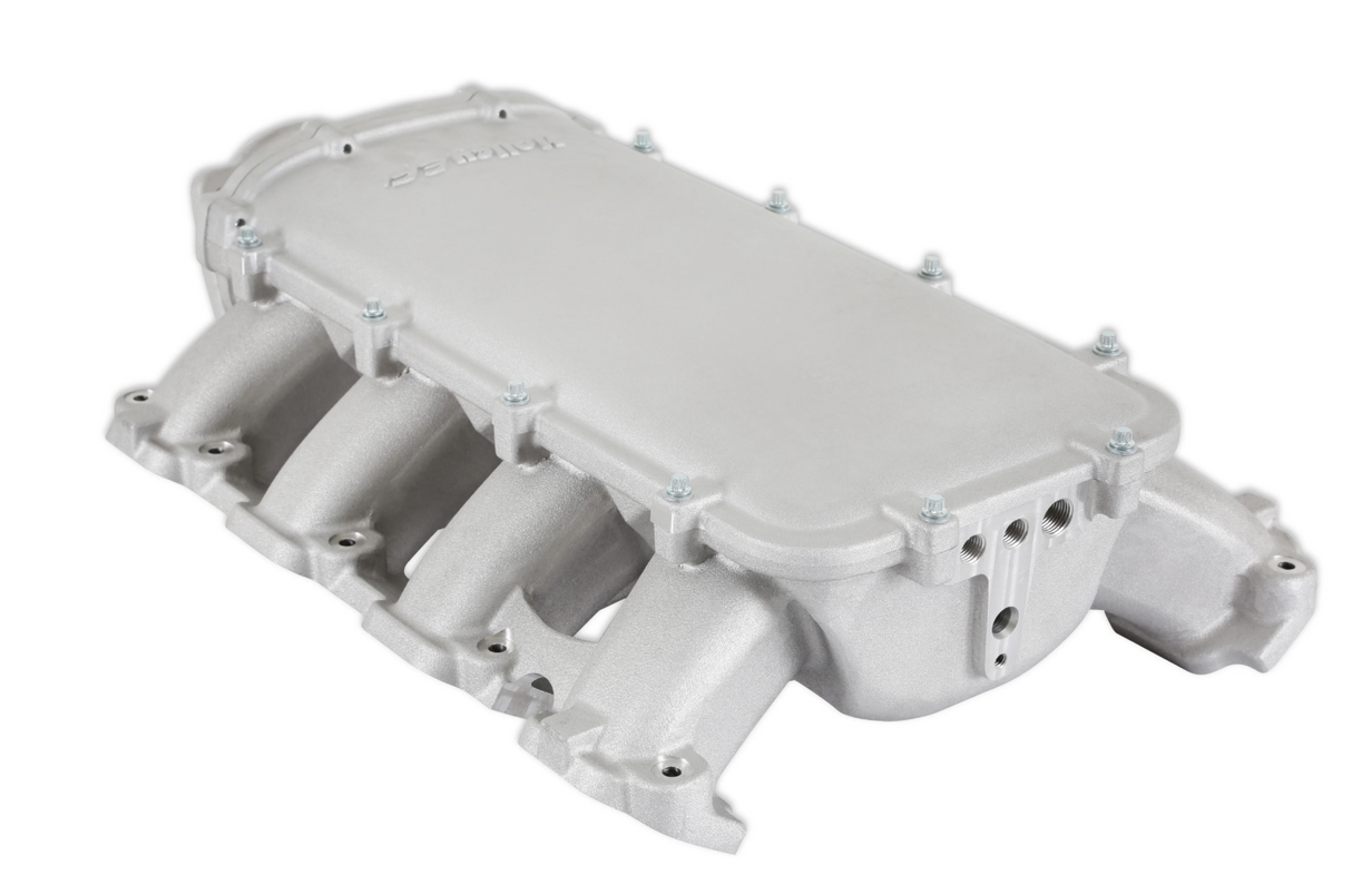 Holley® #300-716 GM GEN V LT1 Ultra Lo-Ram Intake Manifold (Front Feed-OE Direct Injection Only-Satin Finish)