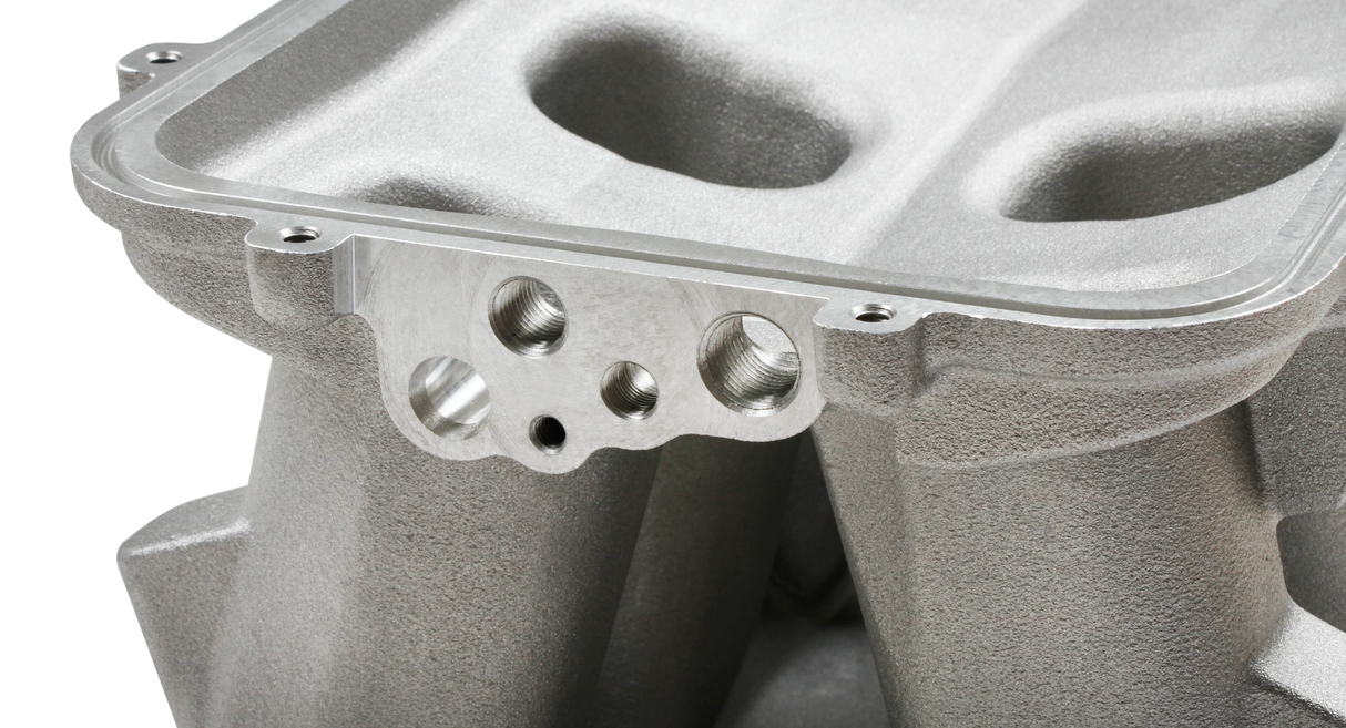 Holley® #300-275 8.2" SBF Ford Hi-Ram Carbureted Intake Manifold Base