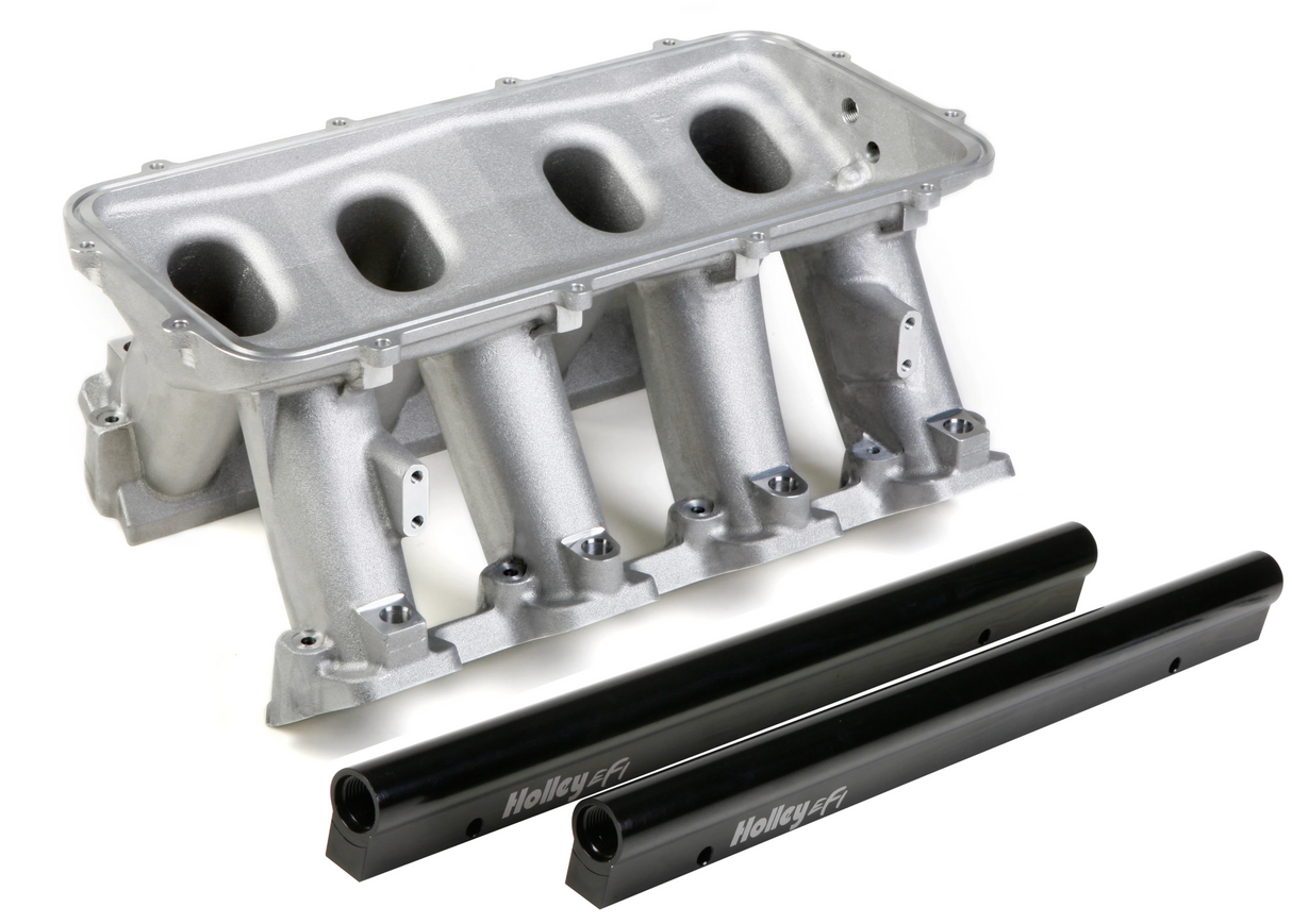 Holley® #300-227 GM LS1/LS2/LS6 Cathedral Port EFI Hi-Ram Intake Manifold Base