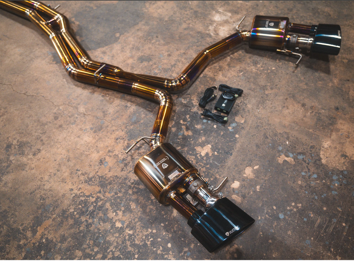 Valvetronic Designs® Audi RS6 / RS7 C8 Valved Titanium Cat-Back Exhaust with Quad 4" OD Tips