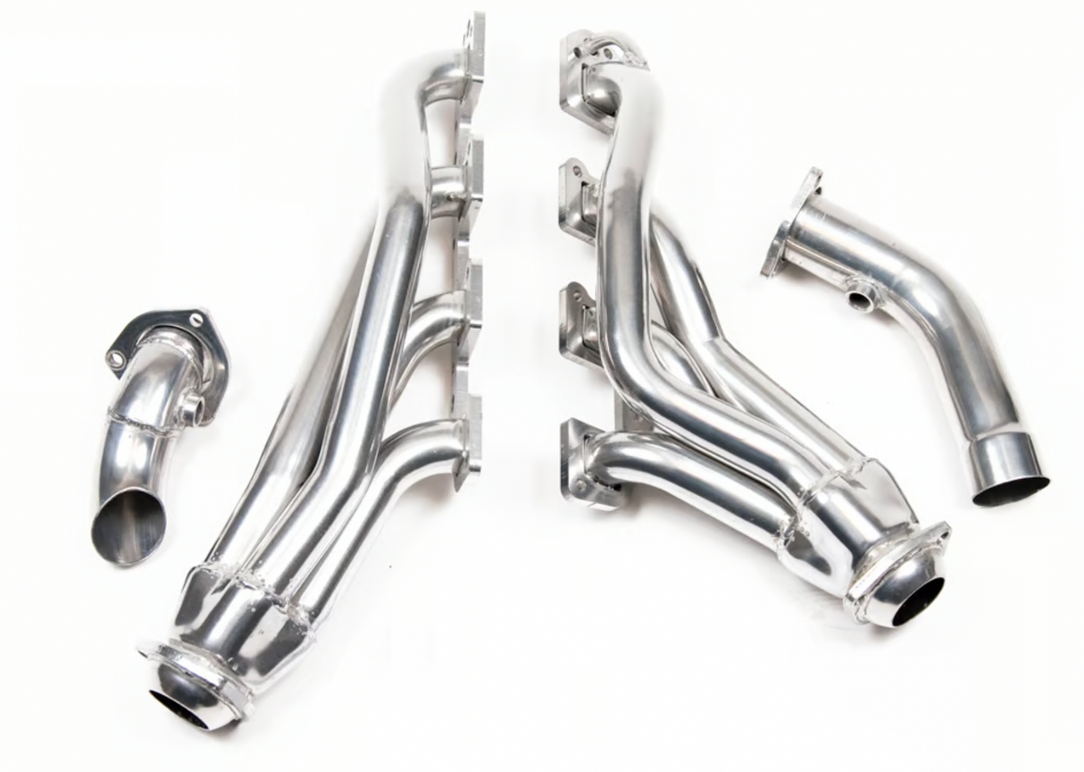 FlowTech # 91946-1FLT (04-05) RAM 1500 V8 304SS 1.5" Ceramic Coated Short Tube Headers