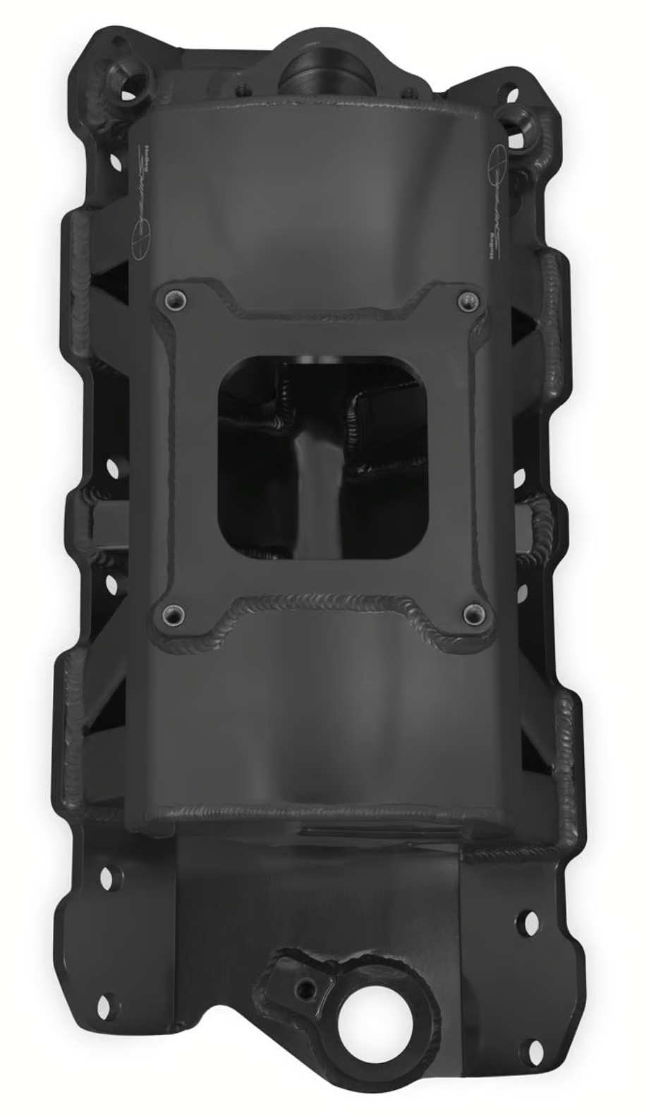 Holley® #825012 Small Block Chevy Sniper Sheet Metal Fabricated Intake Manifold