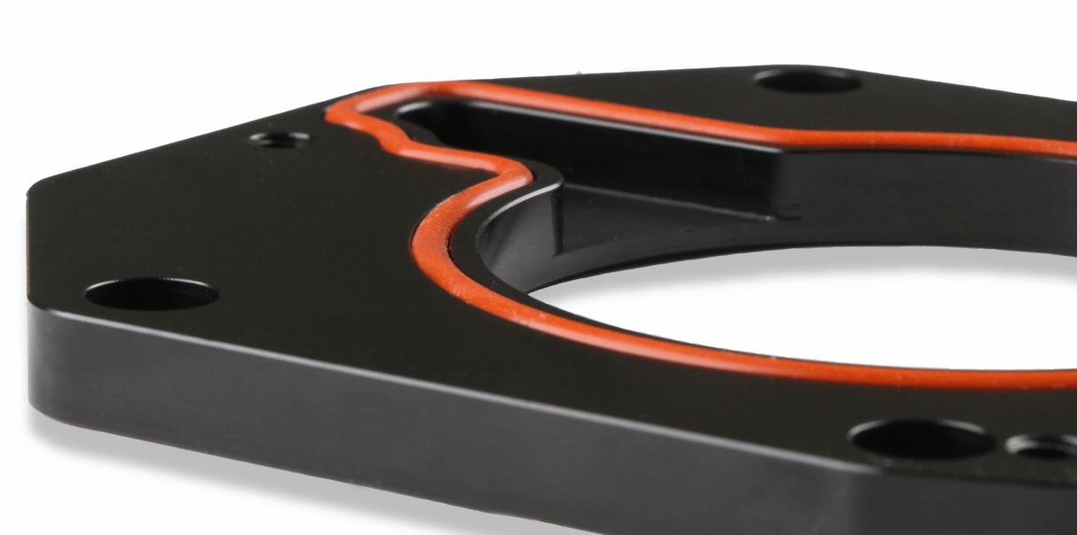 Holley® #860026 Sniper EFI Throttle Body Adapter Plate (3-bolt) 75mm TB to (4-bolt)