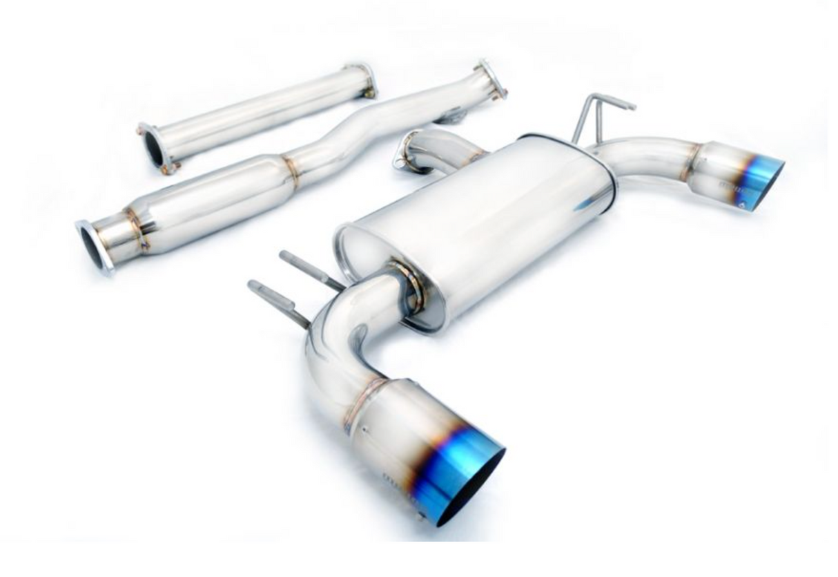 Megan Racing® (08-16) Mitsubishi Lancer EVO X 304SS 3" OE-RS Cat-Back Exhaust with Dual 4" OD Burnt Tips
