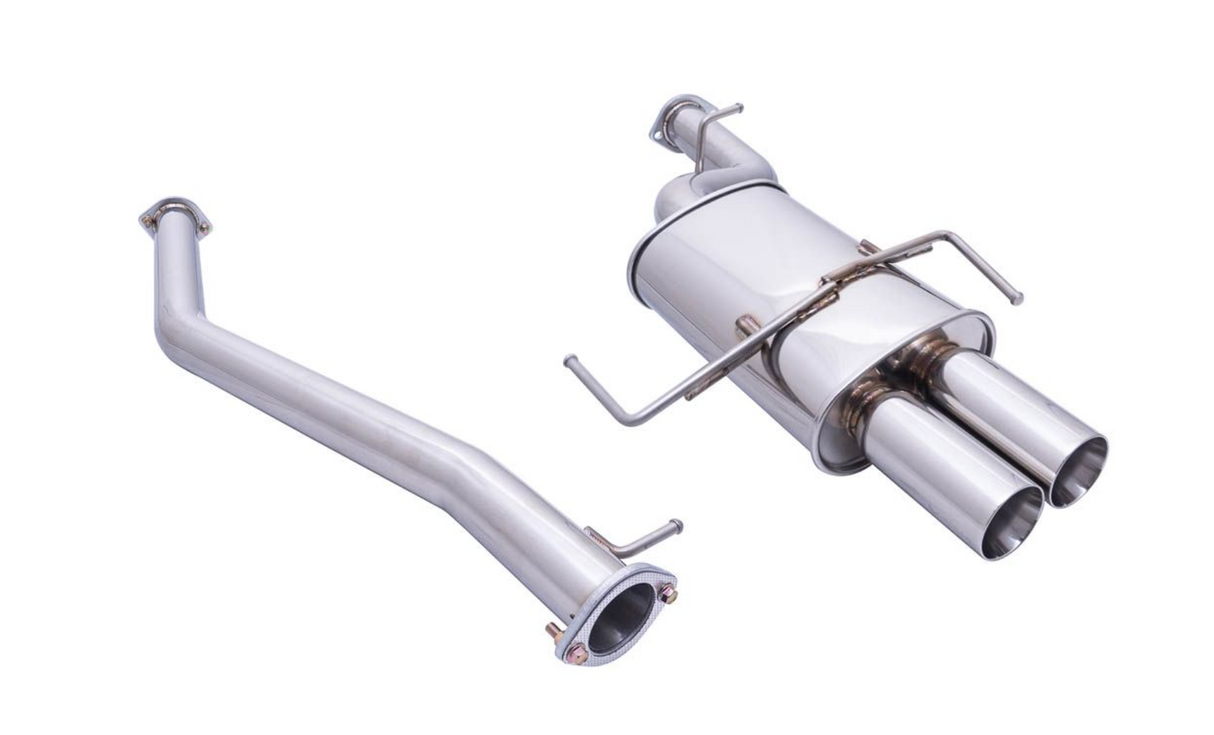 Megan Racing® (95-98) Nissan 240SX Type-2 304SS 2.5" Cat-Back Exhaust with 4" OD Tip