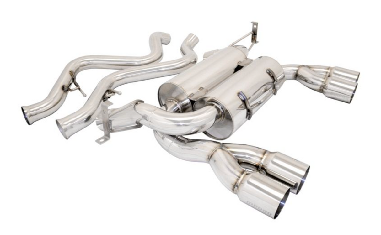 Megan Racing® (08-13) BMW M3 E92 Coupe 304SS 3" Cat-Back Exhaust with Quad Polished Tips