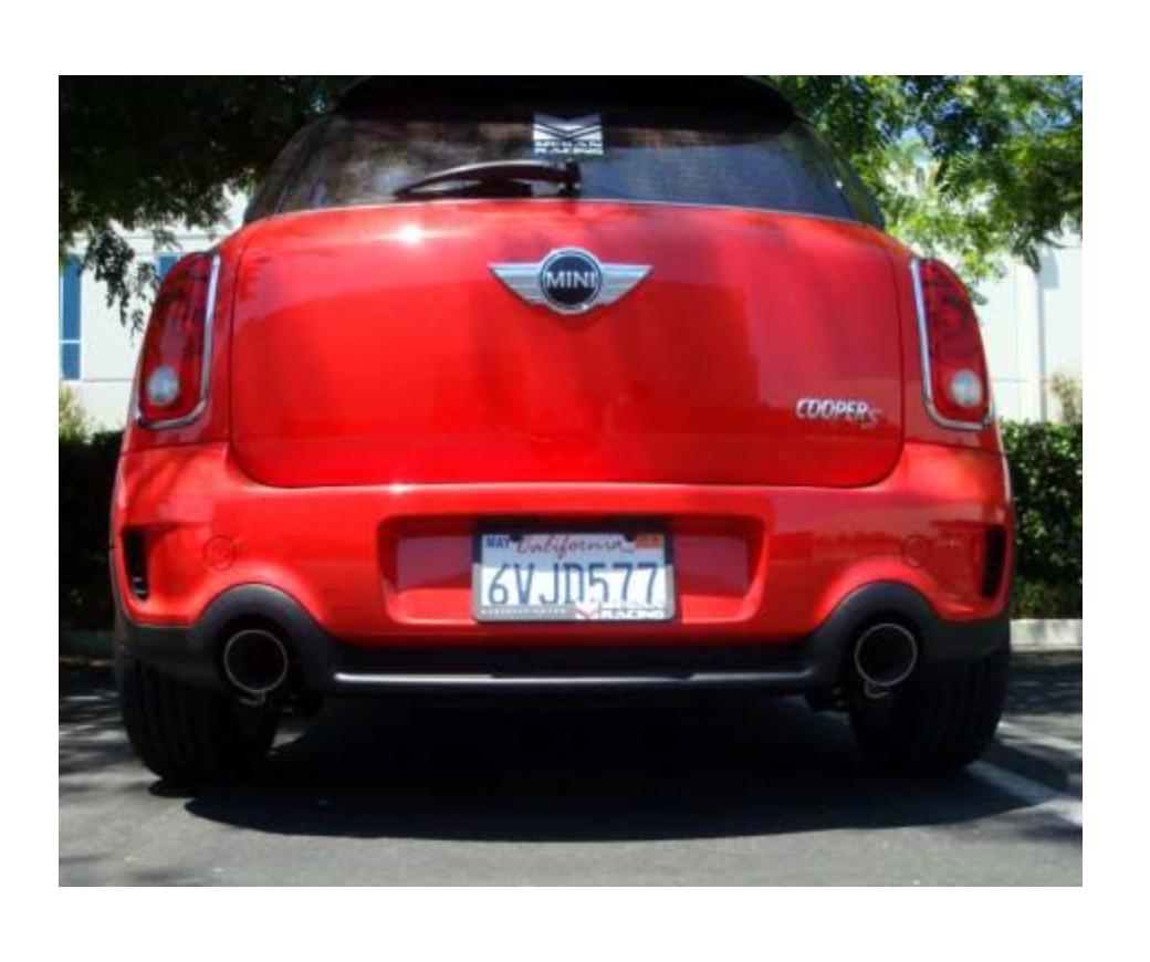 Megan Racing® (11-16) Mini Countryman Cooper S R60 Axle-Back Exhaust with 4" Burnt Tips