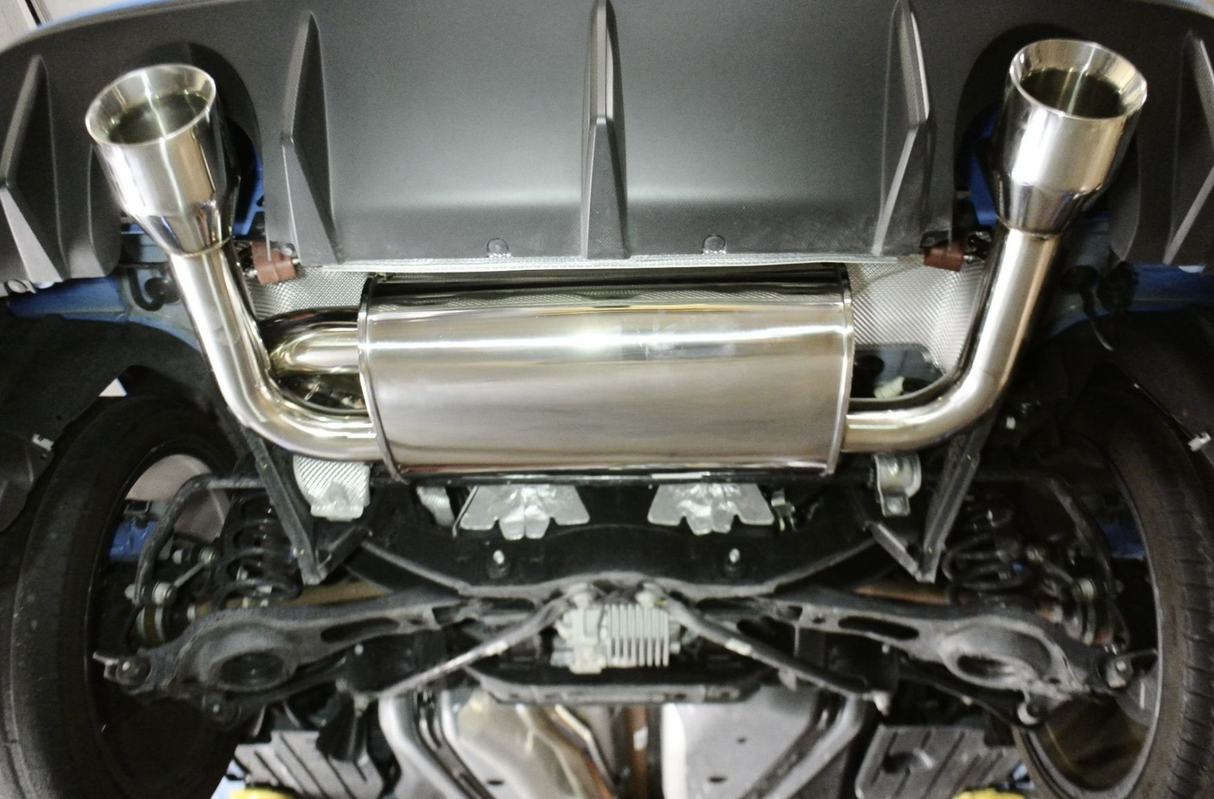 Megan Racing® (16-18) Ford Focus RS 304SS 3" Cat-Back Exhaust with 4" OD Tips