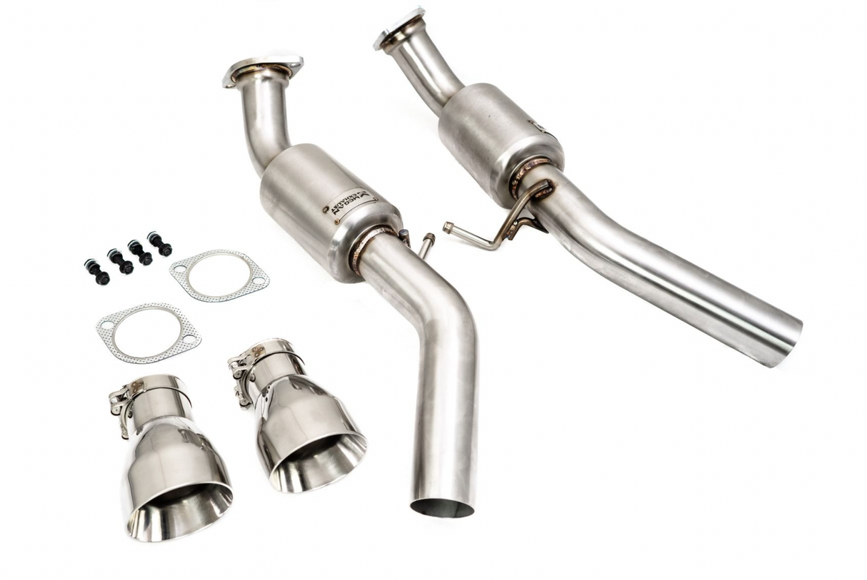 Megan Racing® (16+) Infiniti Q50 304SS 3" Cat-Back Exhaust with 4" OD Tips