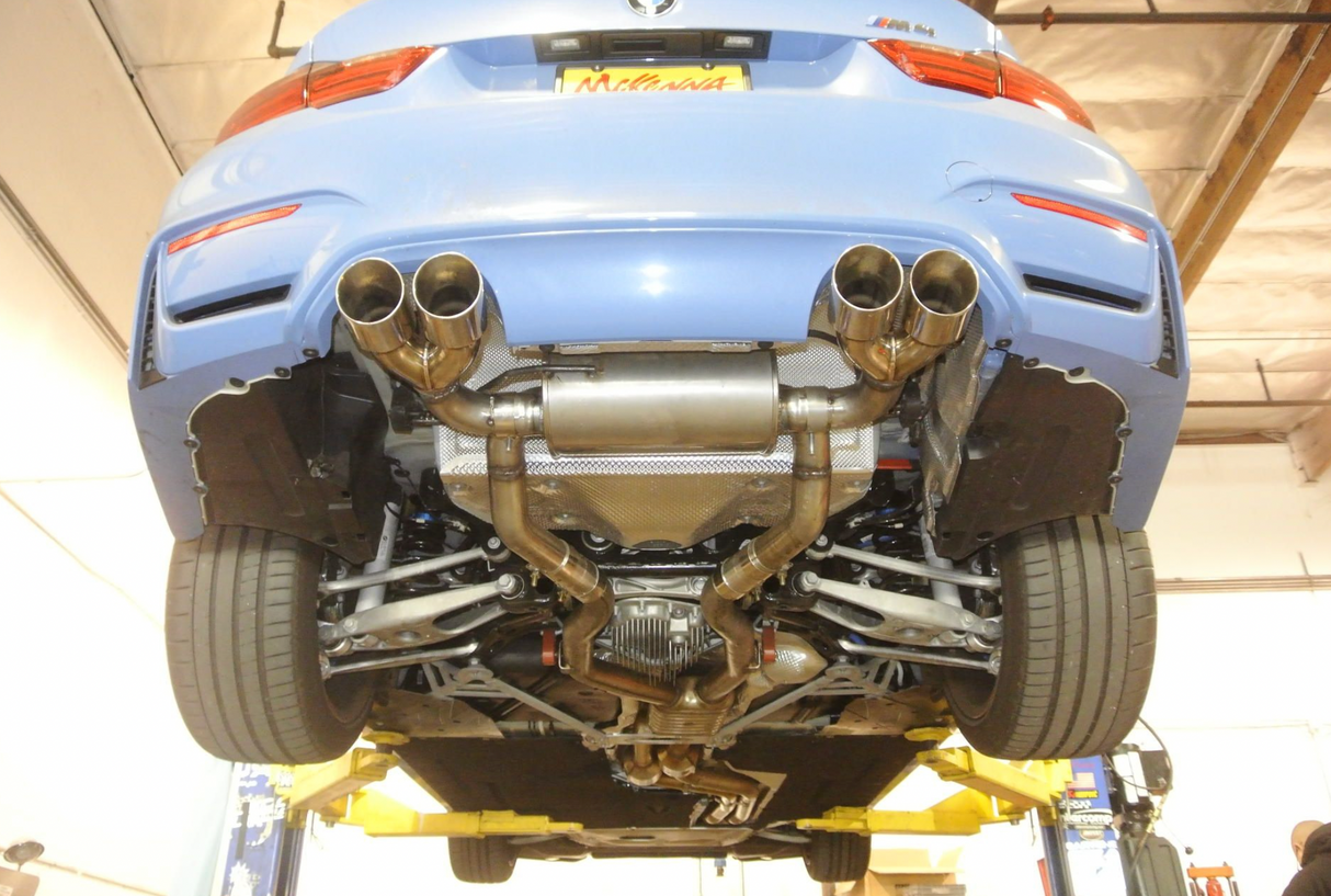 Megan Racing® (14-20) BMW M3/M4 F80/F82 304SS 3" Supremo Axle-Back Exhaust with 4" OD Tips