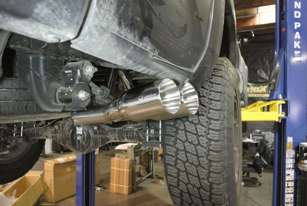Megan Racing® (16-23) Toyota Tacoma 304SS 3" Cat-Back Exhaust with 4" OD Tips