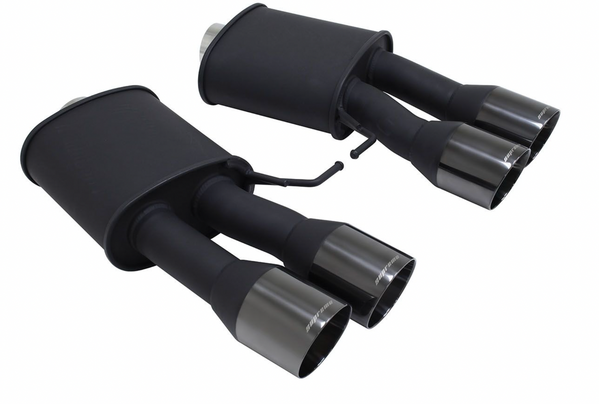 Megan Racing® (11-16) BMW M5 F90 Supremo Axle-Back Exhaust with Quad 4" OD Tips