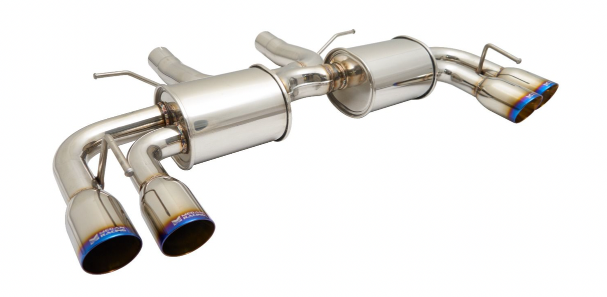 Megan Racing® (16-18) Camaro SS 304SS 2.5" Axle-Back Exhaust with Quad 4" OD Tips