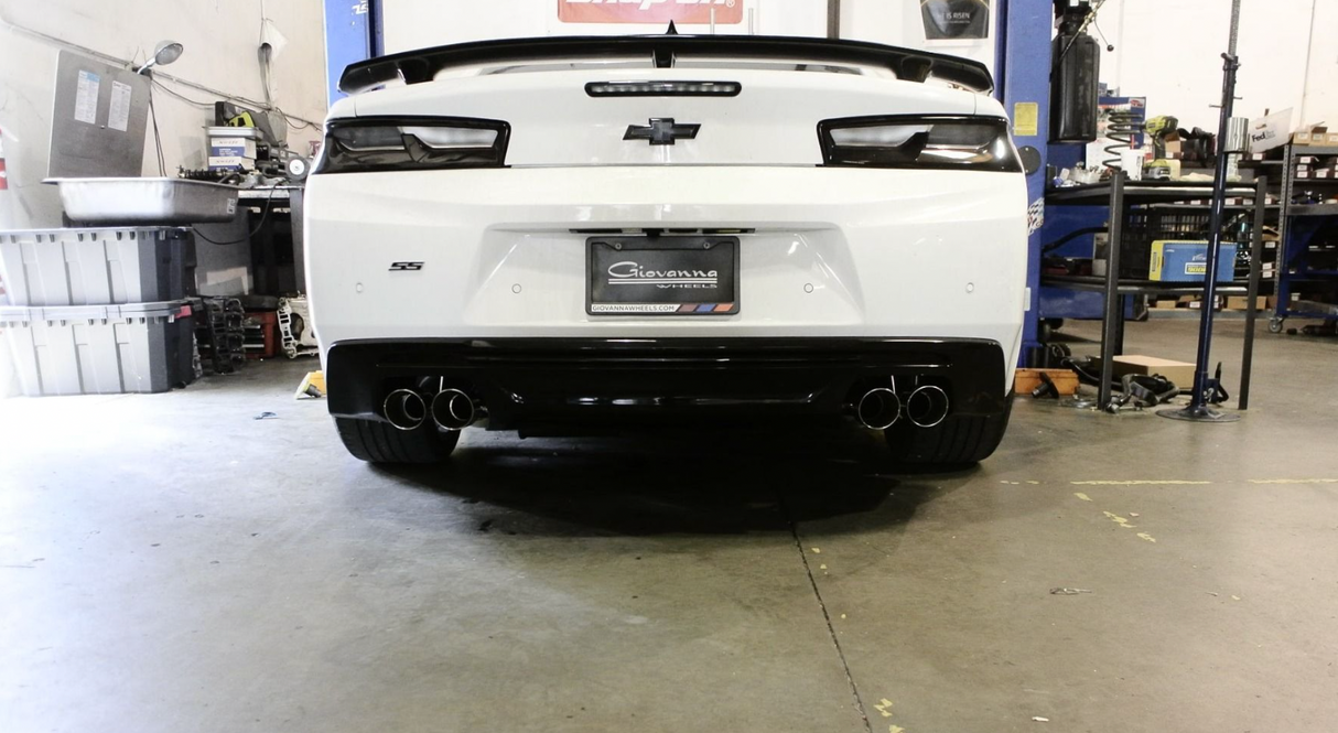 Megan Racing® (16-18) Camaro SS 304SS 2.5" Axle-Back Exhaust with Quad 4" OD Tips