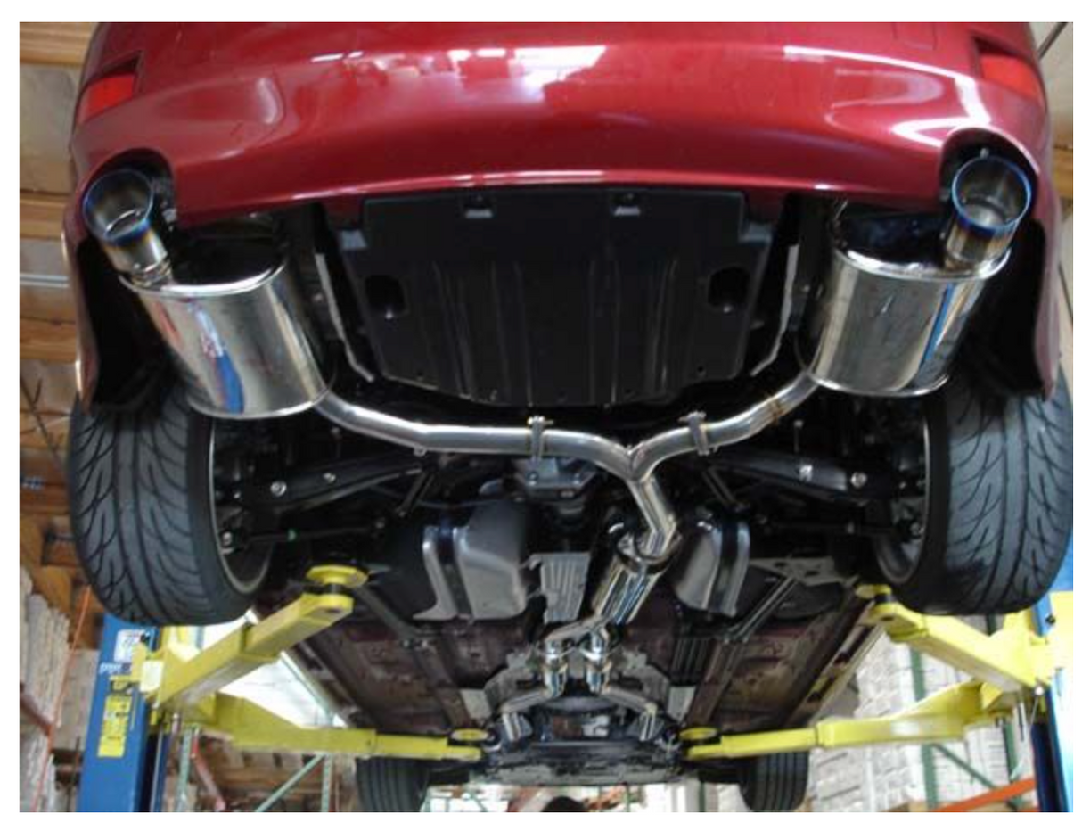 Megan Racing® (06-13) Lexus IS250/IS350 304SS 2.5" Axle-Back Exhuast with 4" OD Burnt Tips