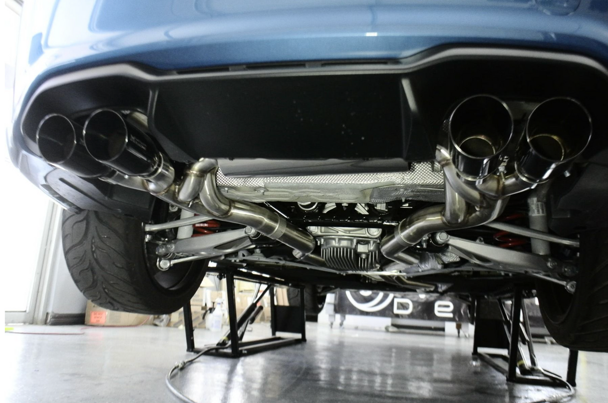 Megan Racing® (16-18) BMW M2 F87 N55B30 304SS 3" Cat-Back Exhaust System