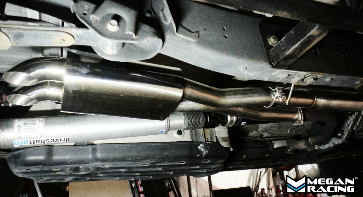 Megan Racing® (14-21) Toyota Tundra 304SS 3" Cat-Back Exhaust with Turn Down Exit (Crew Cab)