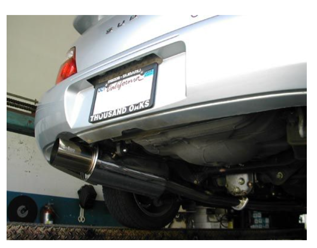 Megan Racing® (02-07) Subaru Impreza WRX 304SS 3" Cat-Back Exhaust with 4" OD Tip