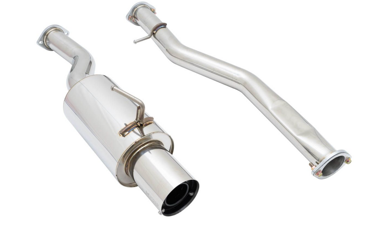 Megan Racing® (03-07) Infiniti G35 Drift Spec Cat-Back Exhaust with 4.5" OD Polished Tip