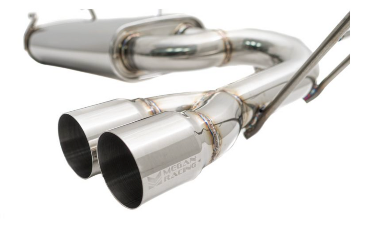 Megan Racing® (16+) Mazda MX-5 Miata V2 Axle-Back Exhaust with 4" OD Tips